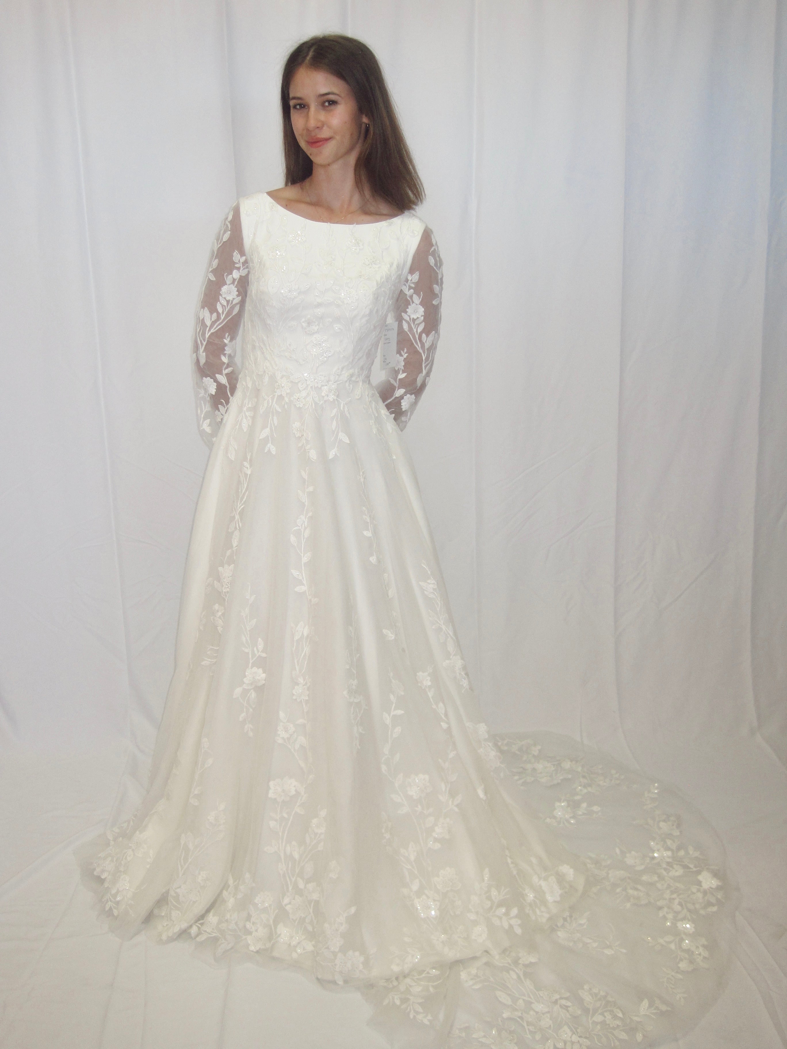 T2489Z Modest Wedding Dress