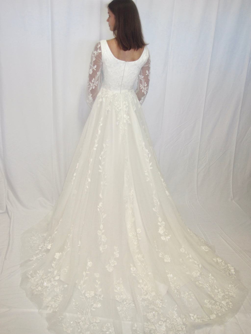 T2489Z Modest Wedding Dress
