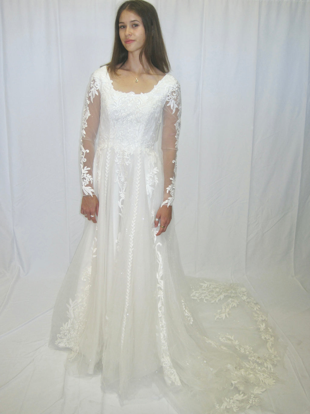 T2490Z Modest Wedding Dress