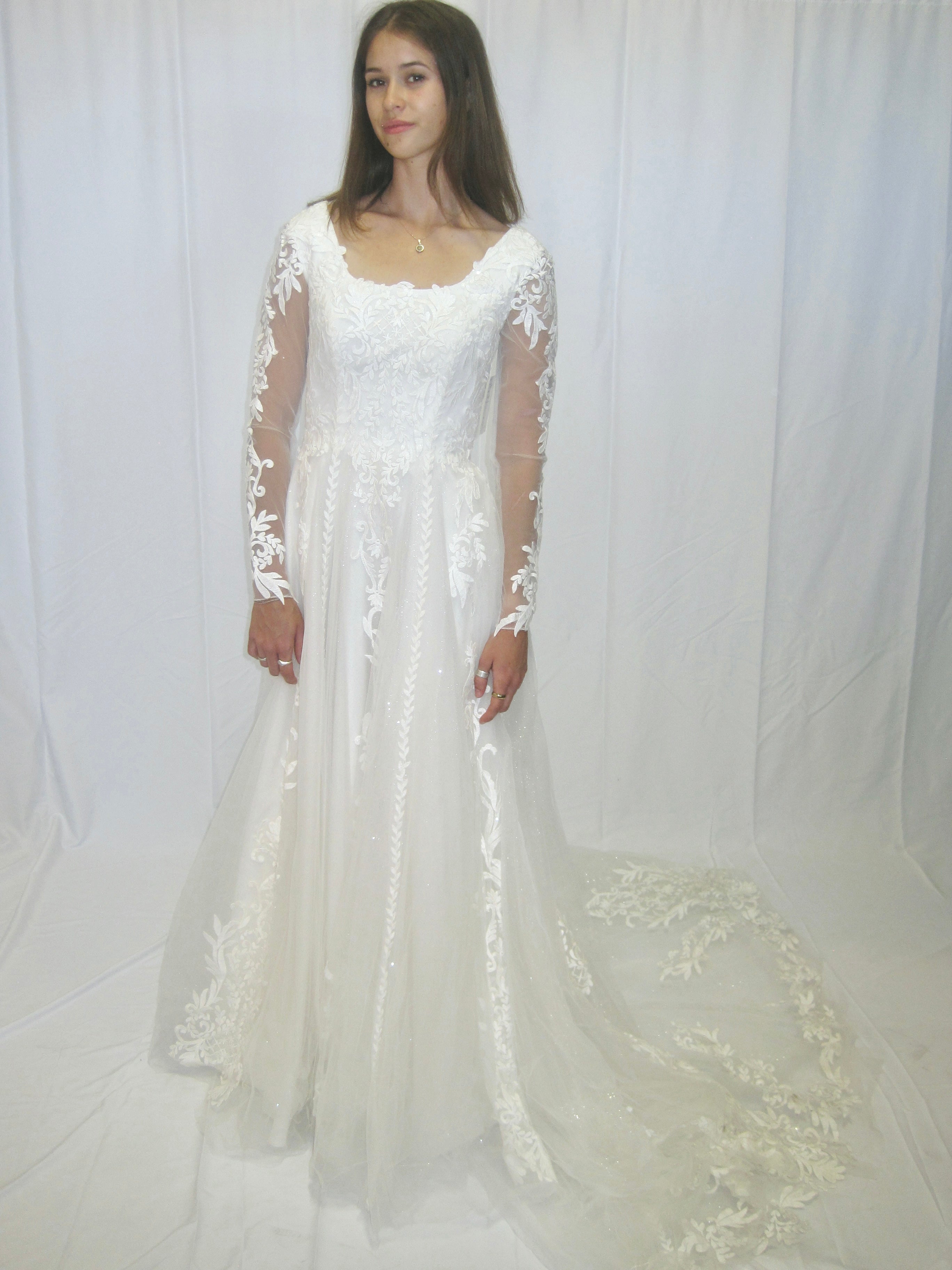 T2490Z Modest Wedding Dress