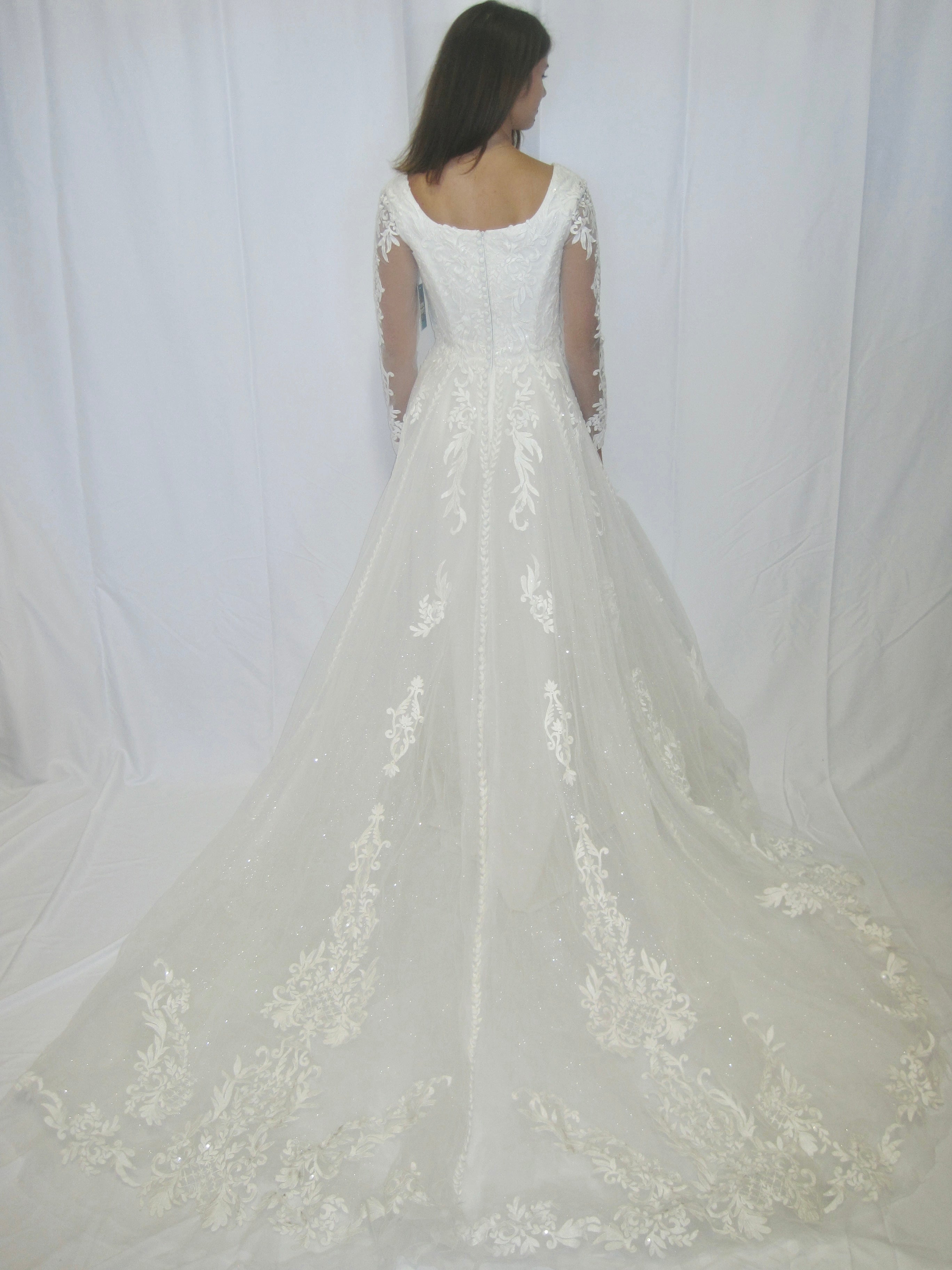 T2490Z Modest Wedding Dress
