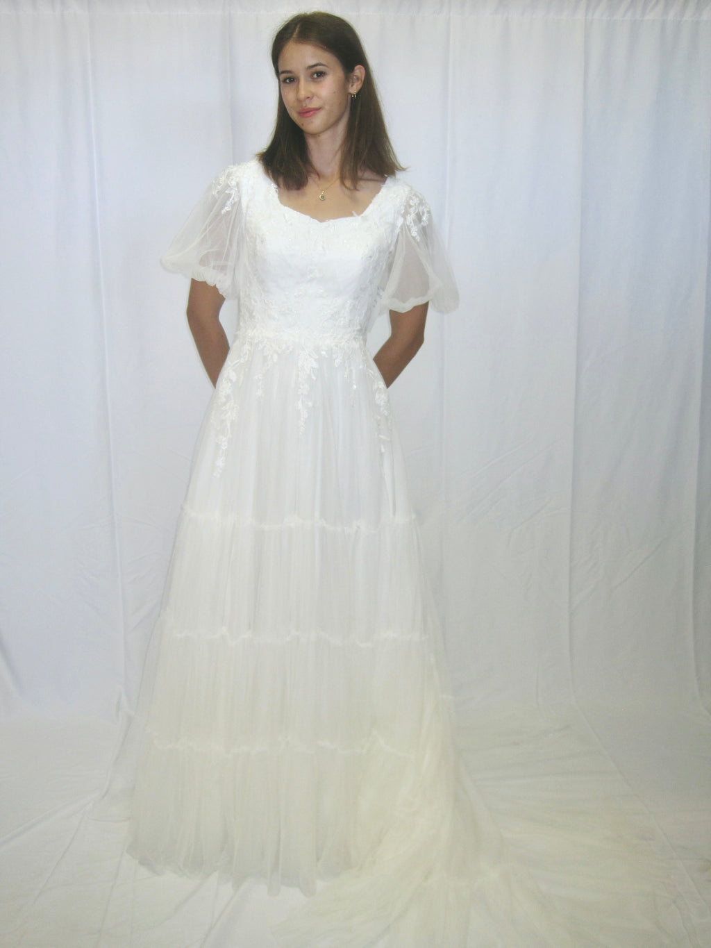T2495Z Modest Wedding Dress