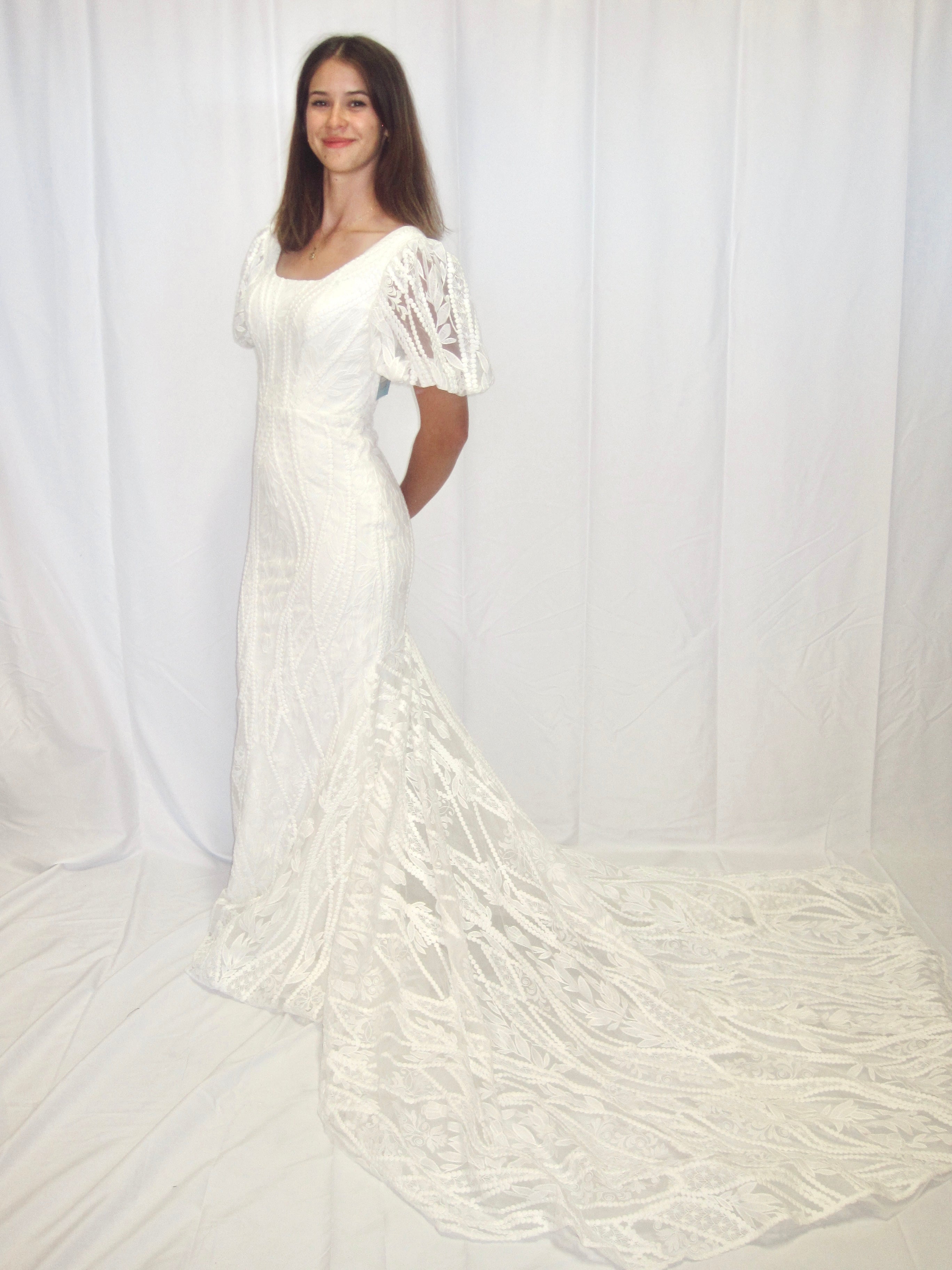 T2496Z Modest Wedding Dress