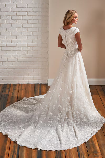 TR22173 Modest Wedding Dress