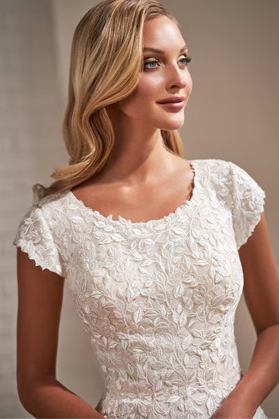 TR22173 Modest Wedding Dress