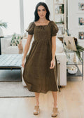 Jayne Modest Midi in Classic Dot