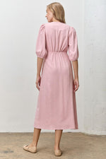Nettie Modest Midi in Light Pink