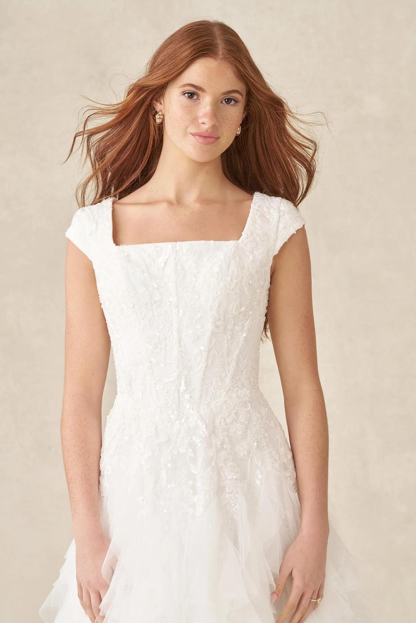 M780 NC Modest Wedding Dress