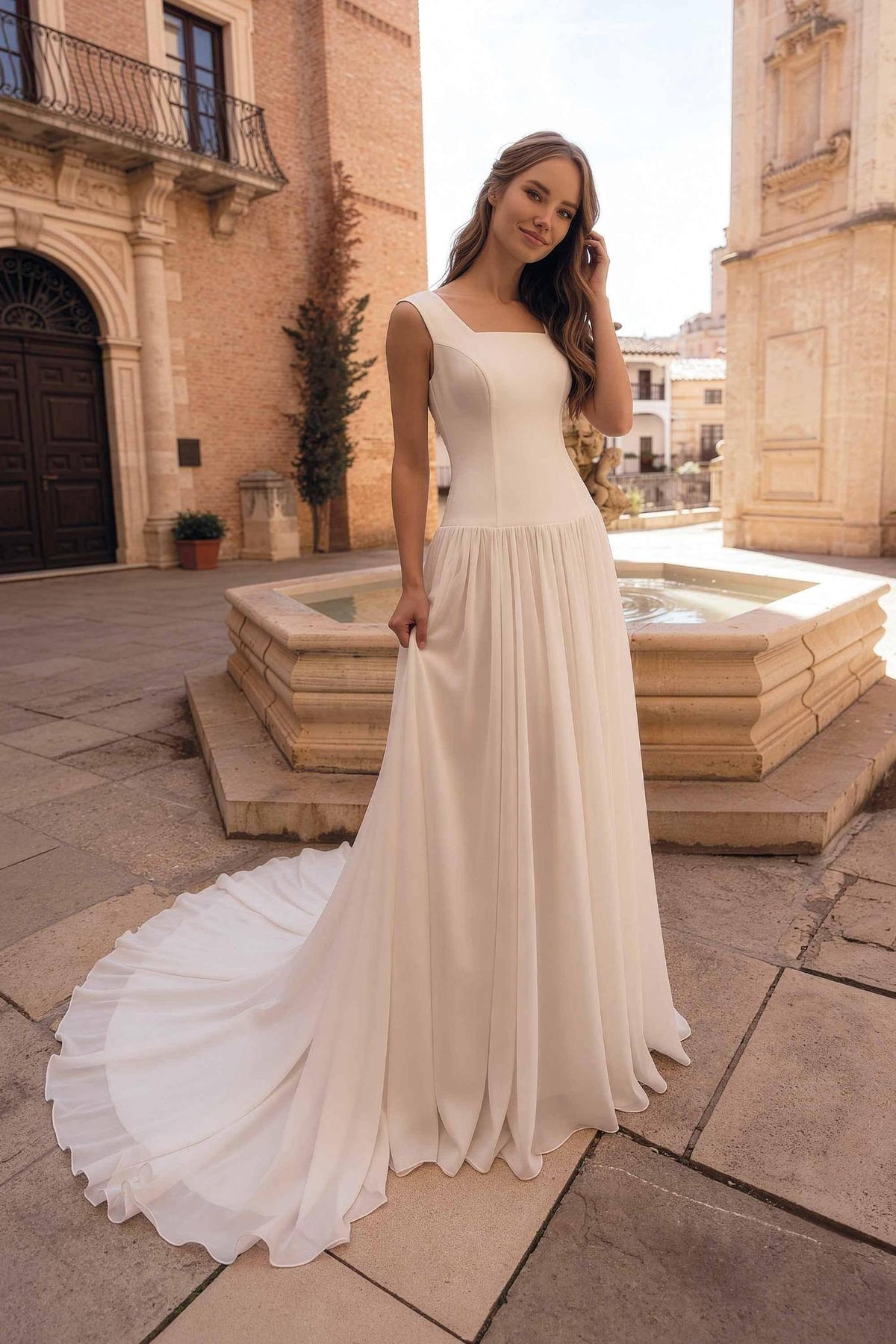 8442 Modest Wedding Dress