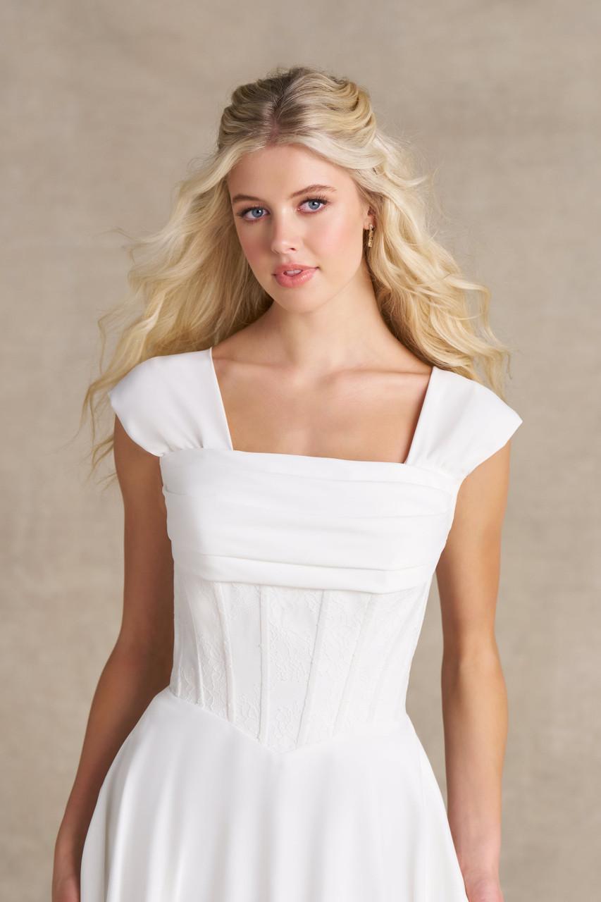 M807 Modest Wedding Dress