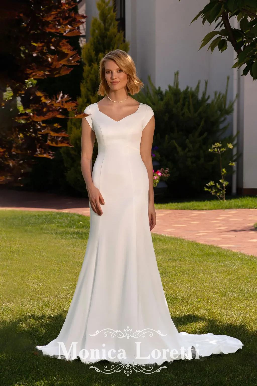 8302 Modest Wedding Dress