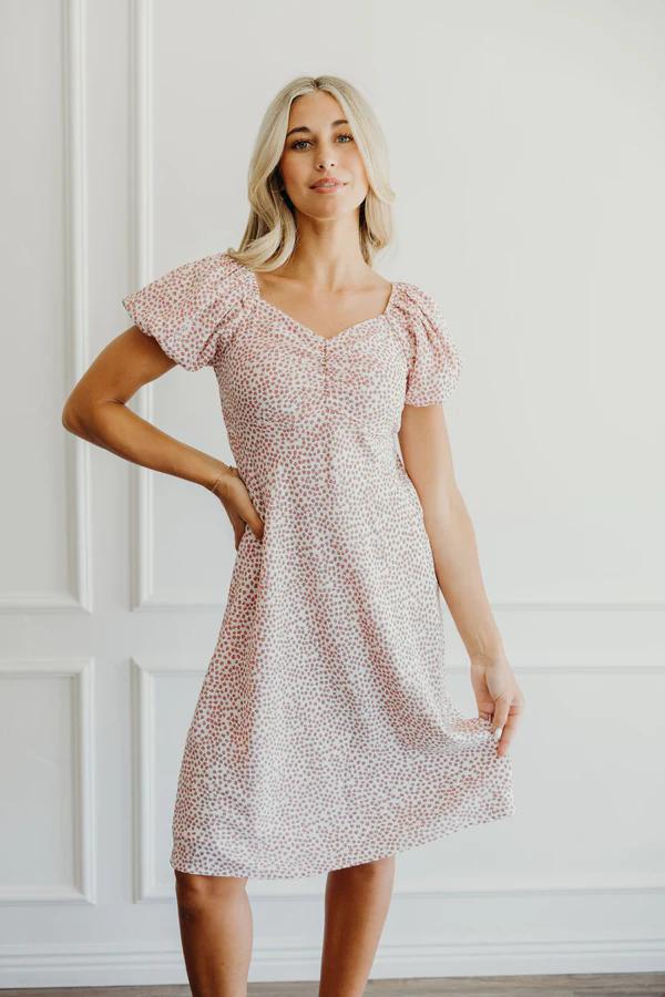 Tuesday Modest Midi in Pink Daisy