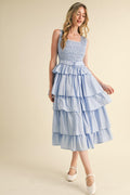 Bonnie Modest Midi in Light Blue