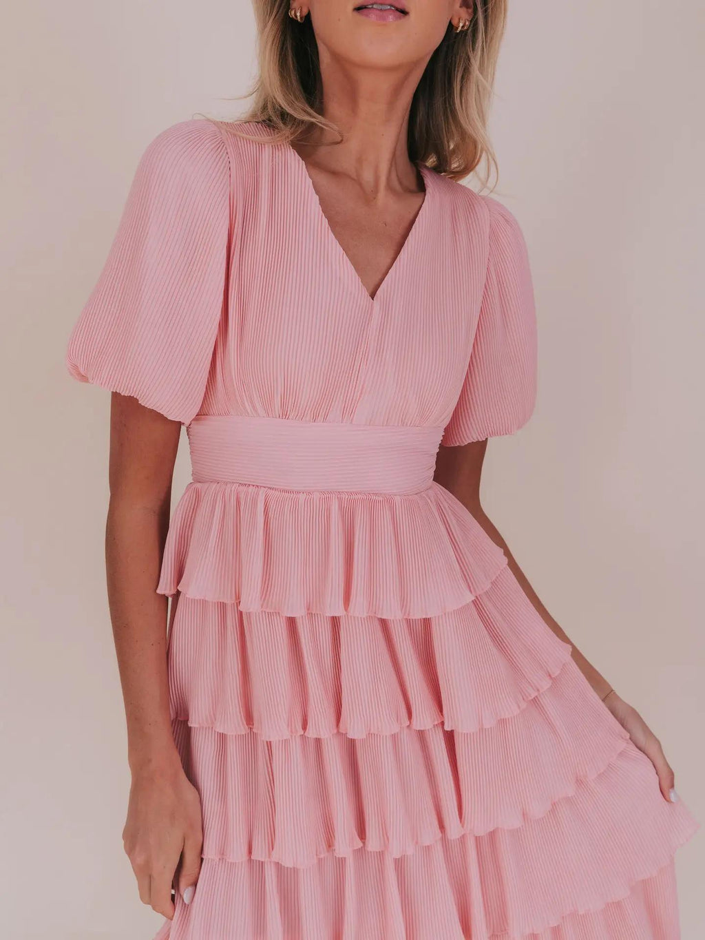 Meredith Modest Maxi in Pink