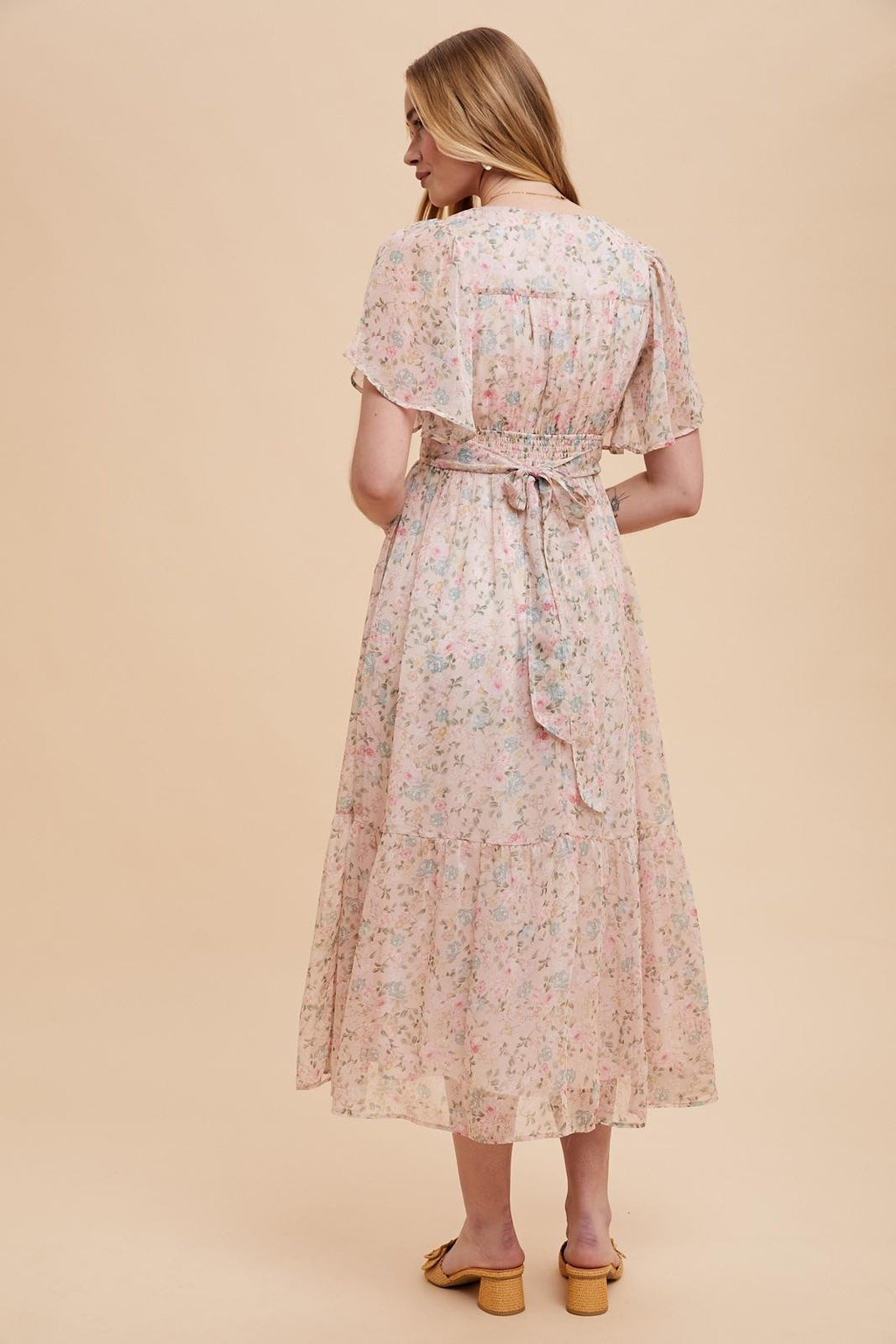 Francesca Modest Maxi in Sweet Pink Floral