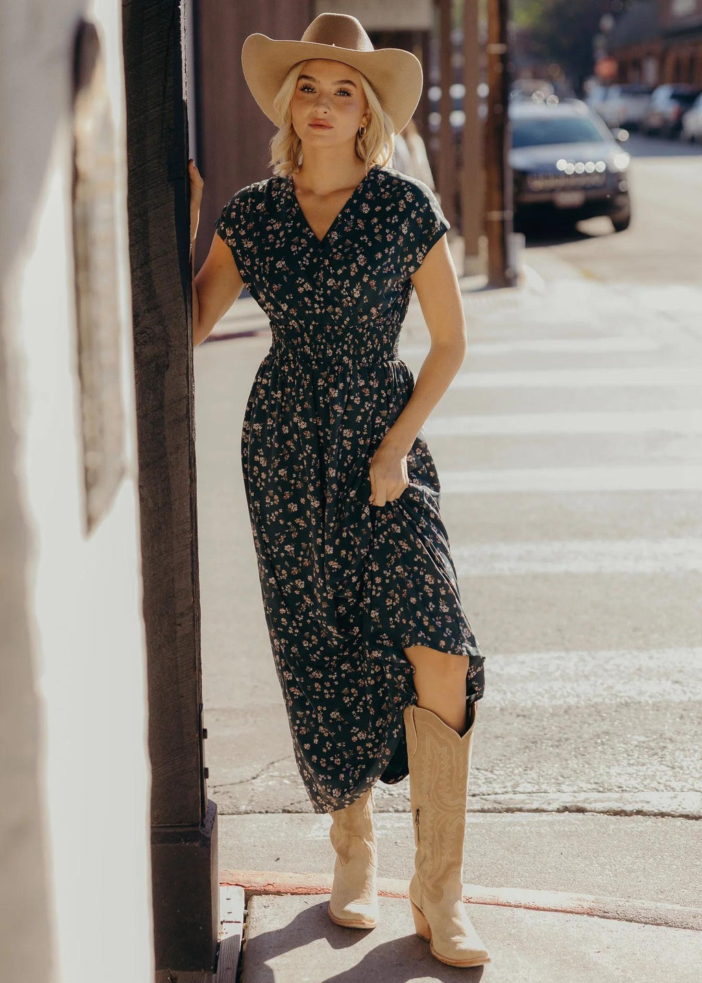 Story Modest Maxi in Juniper