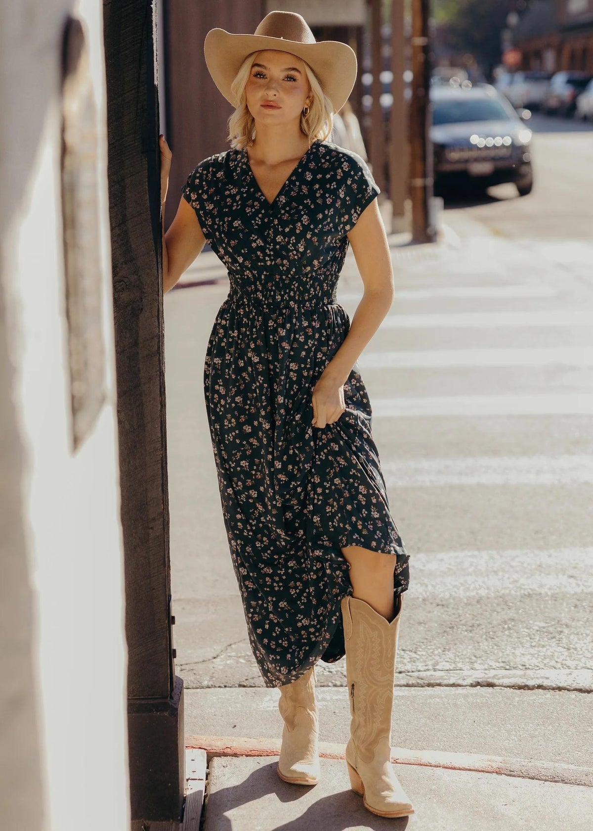 Story Modest Maxi in Juniper