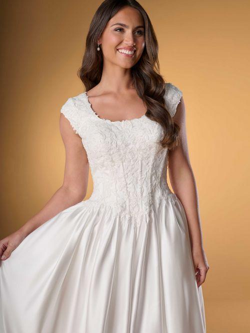 28257 Modest Wedding Dress