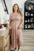 Indy Modest Midi in Rosy Spritz