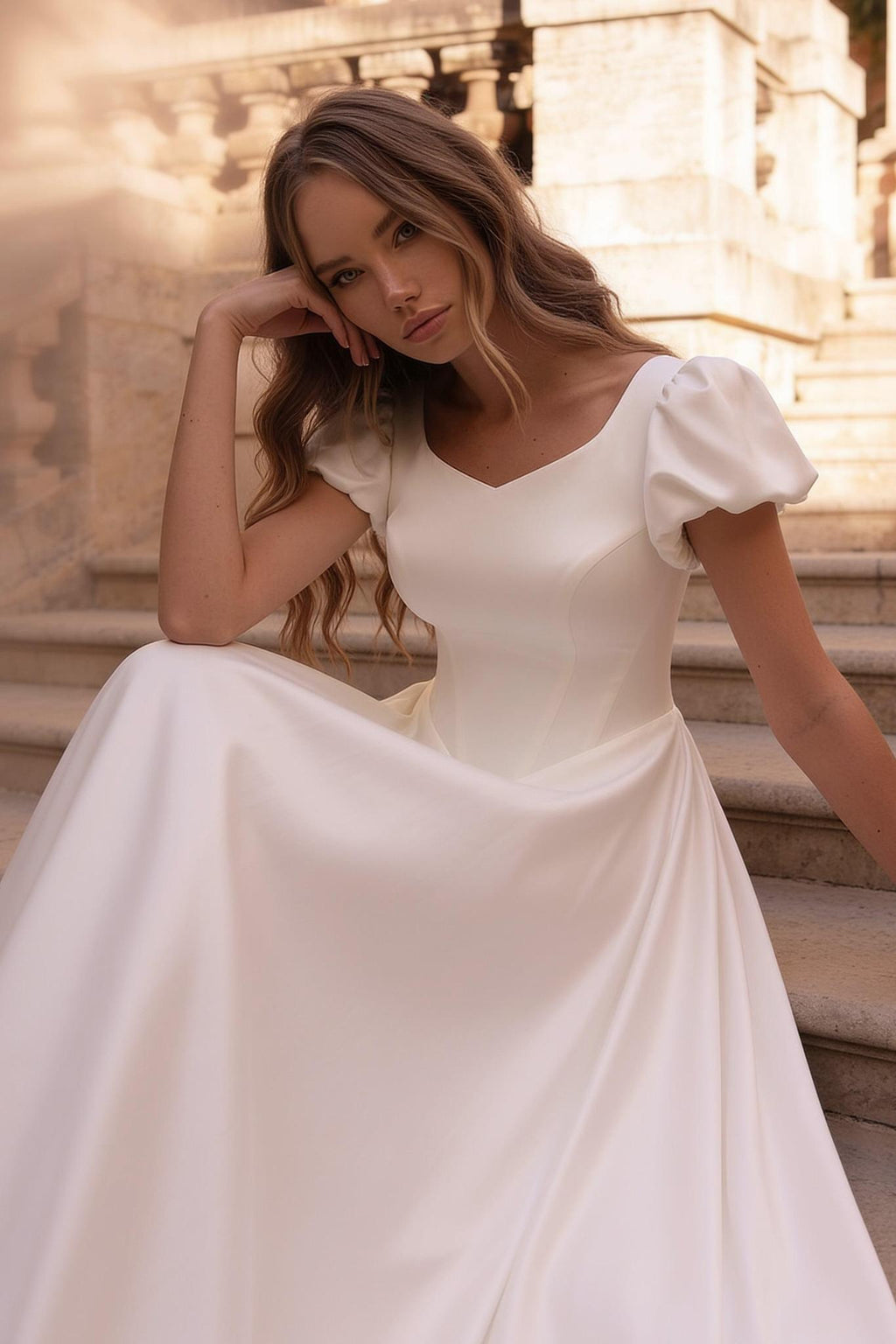 8443 Modest Wedding Dress