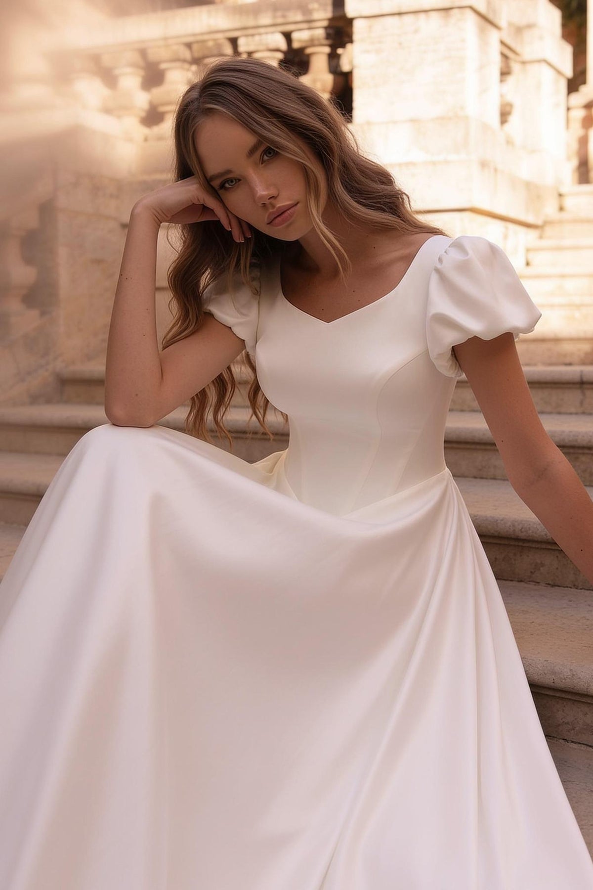8443 Modest Wedding Dress