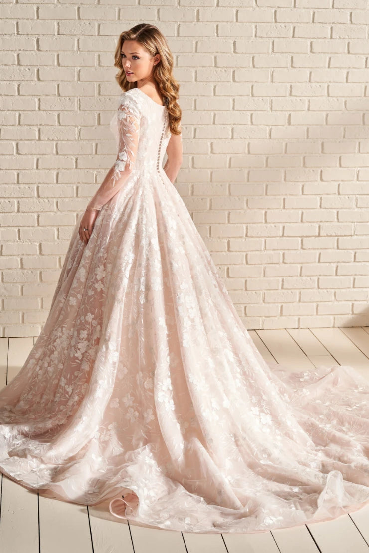 MOD958 Modest Wedding Dress
