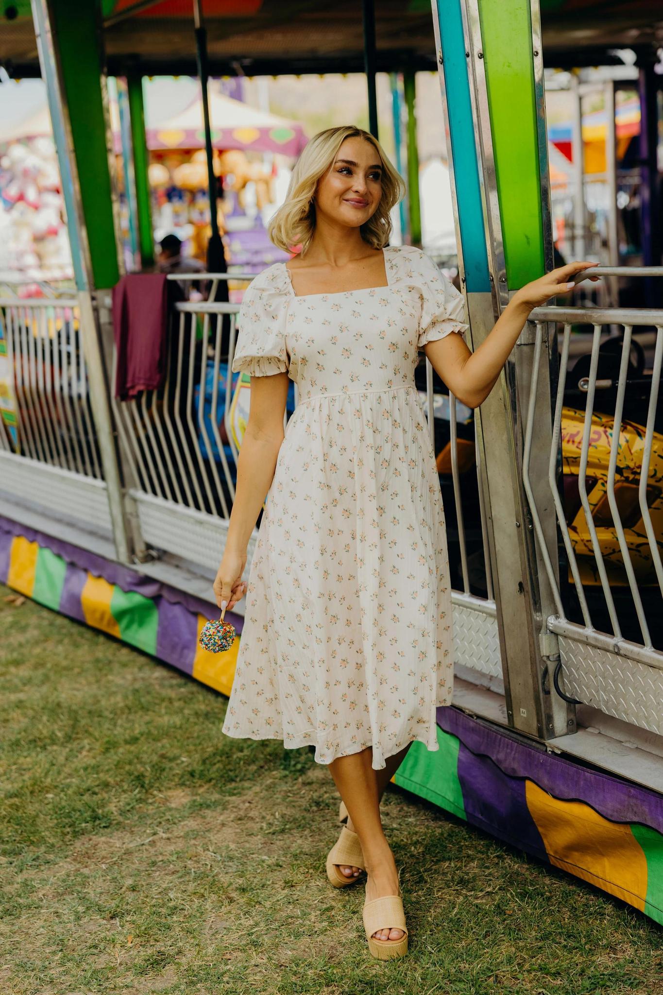 Arlow Modest Midi in Peach Blossom
