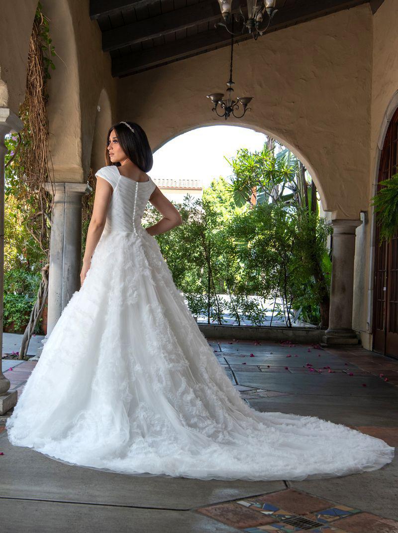 30178 Modest Wedding Dress – A Closet Full of Dresses