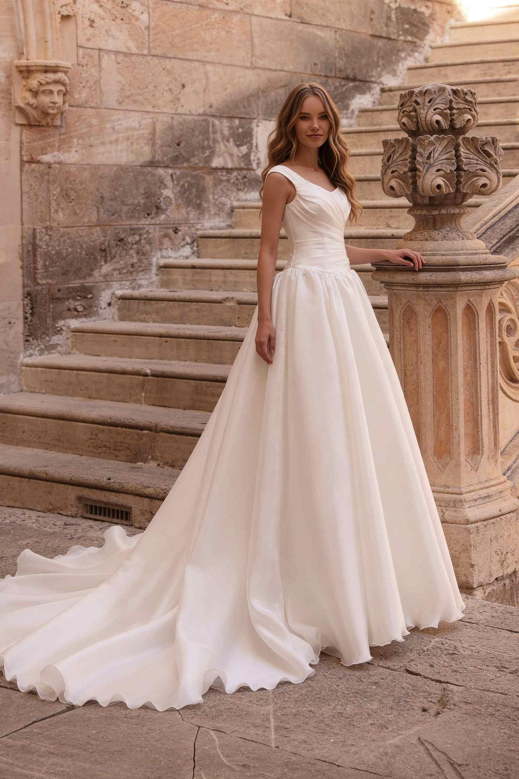 8430 Modest Wedding Dress