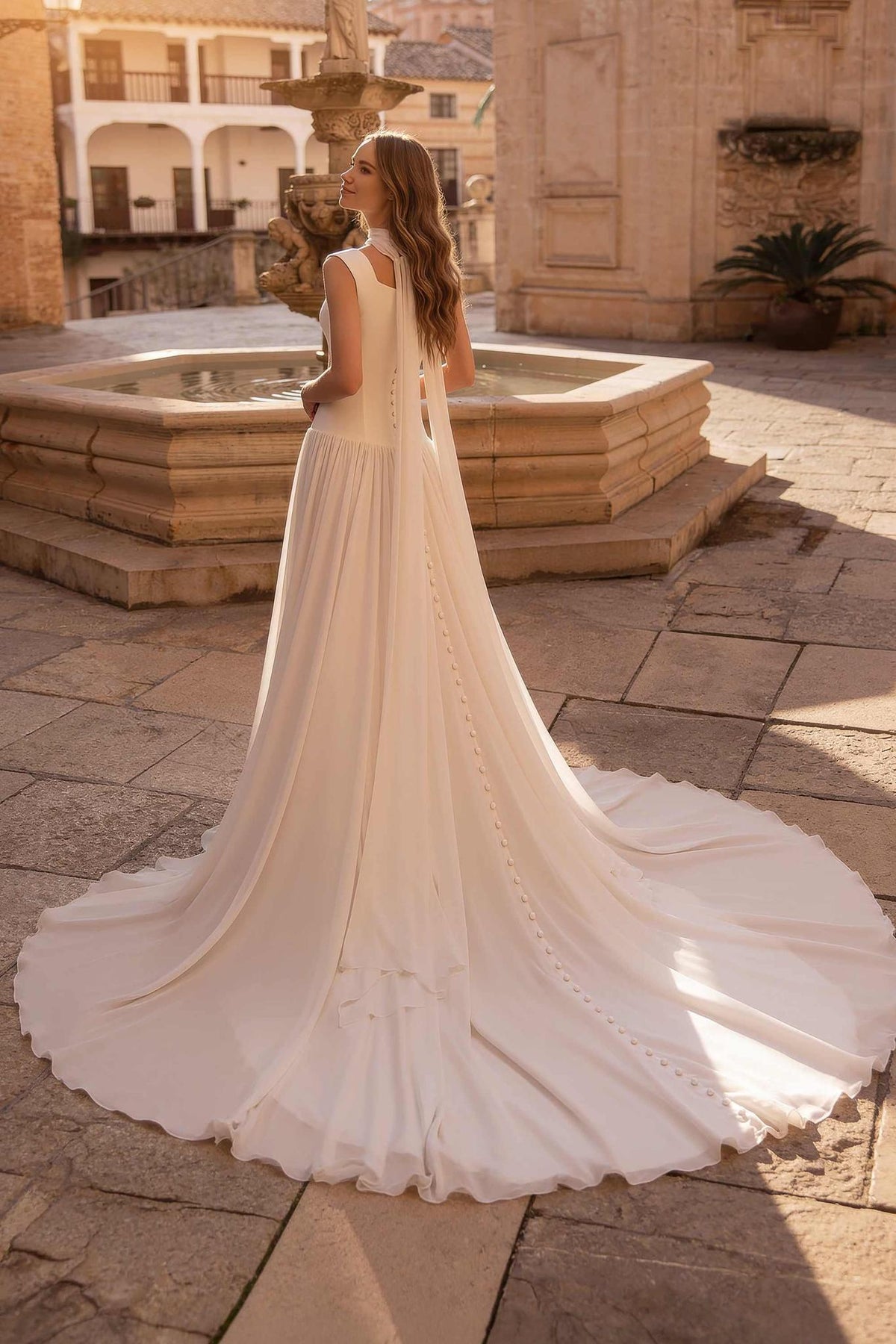 8442 Modest Wedding Dress