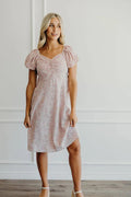 Tuesday Modest Midi in Pink Daisy