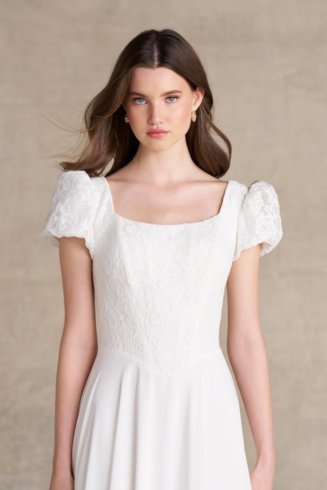 M809 Modest Wedding Dress