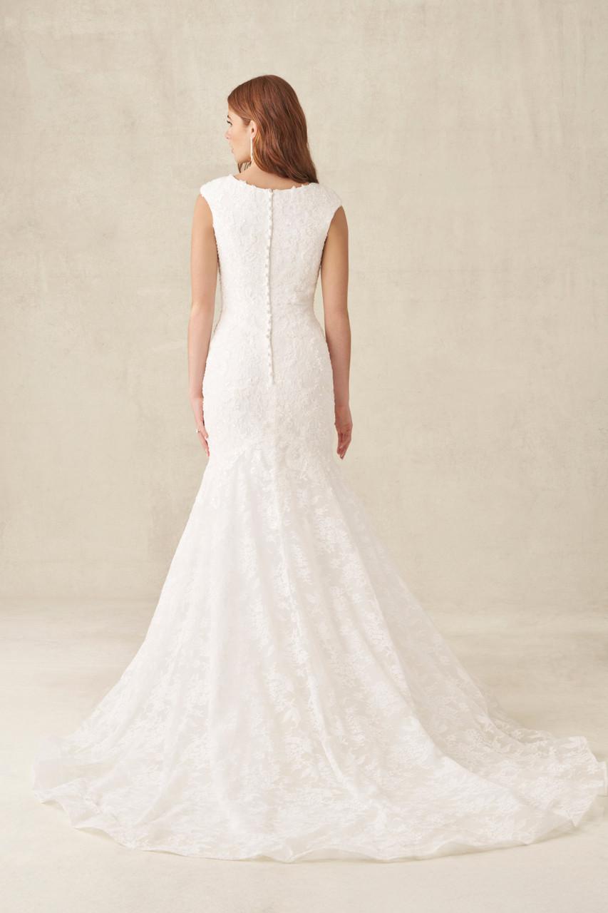 M784 Modest Wedding Dress