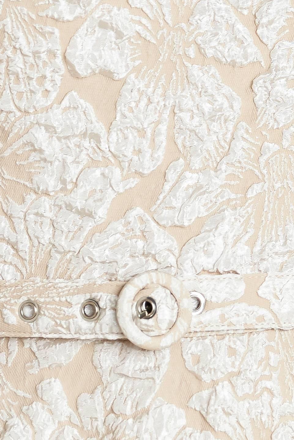 Tonya Modest Midi in Ivory