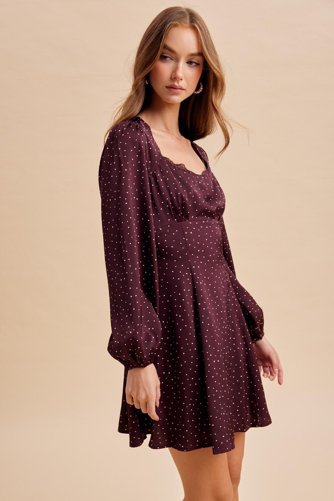 Shelby Modest Mini in Mauve Wine