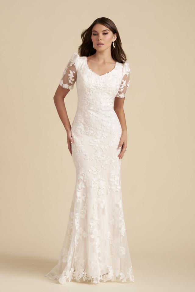 M771 Modest Wedding Dress