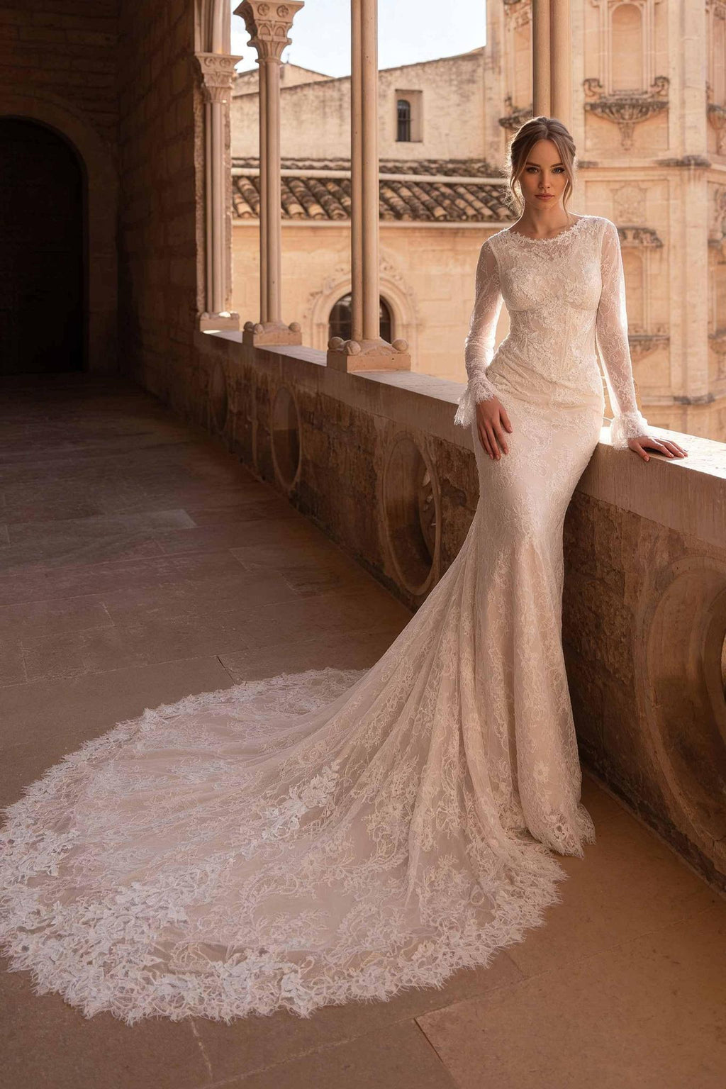 8437 Modest Wedding Dress