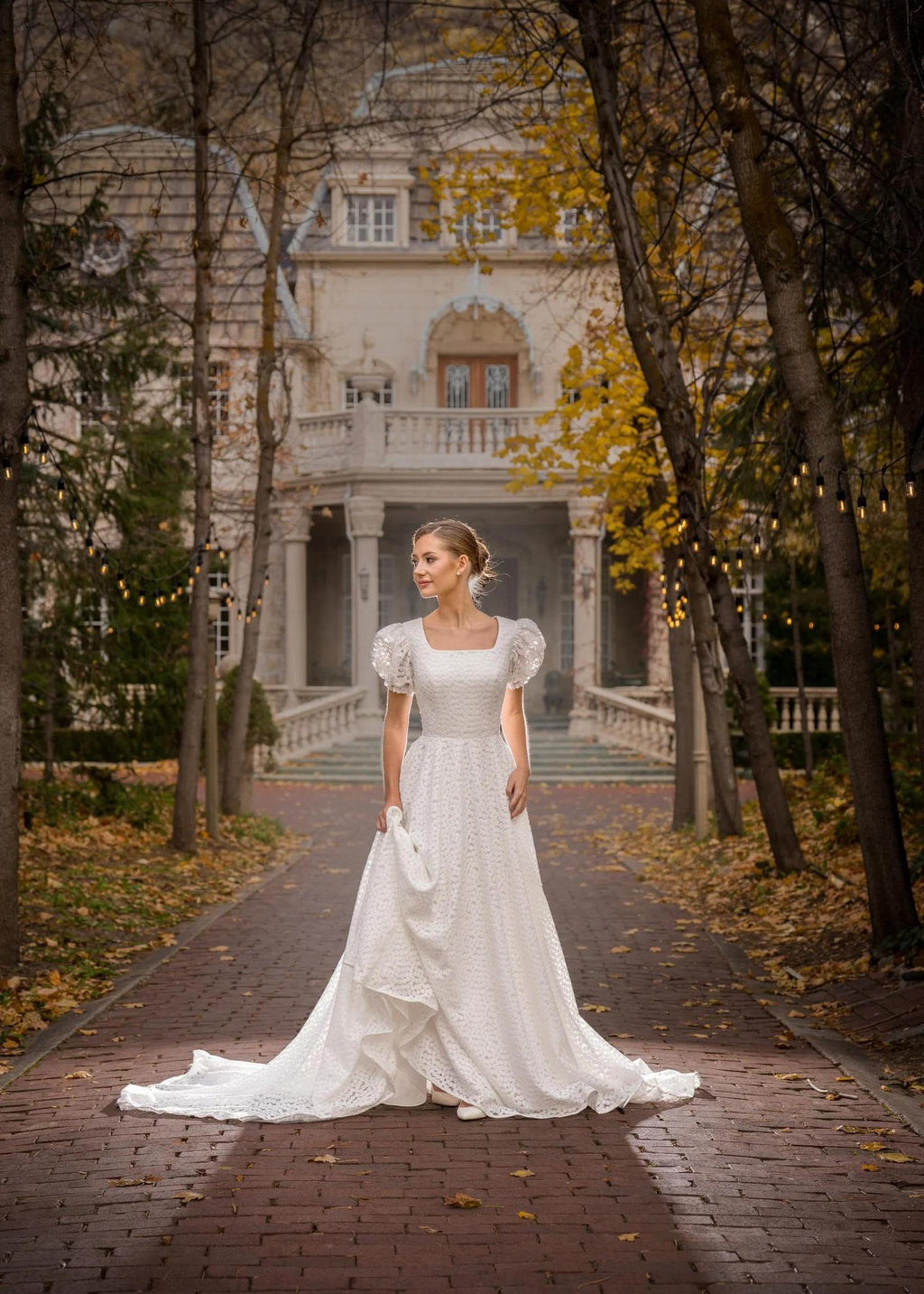 Lucy Modest Wedding Dress
