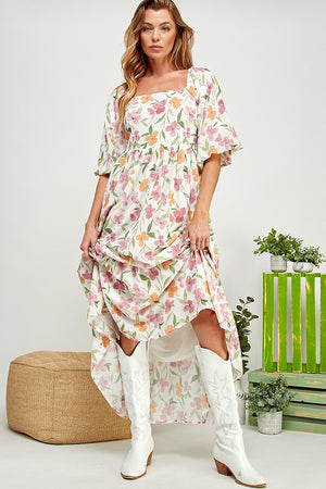 Blossom White Floral Dress