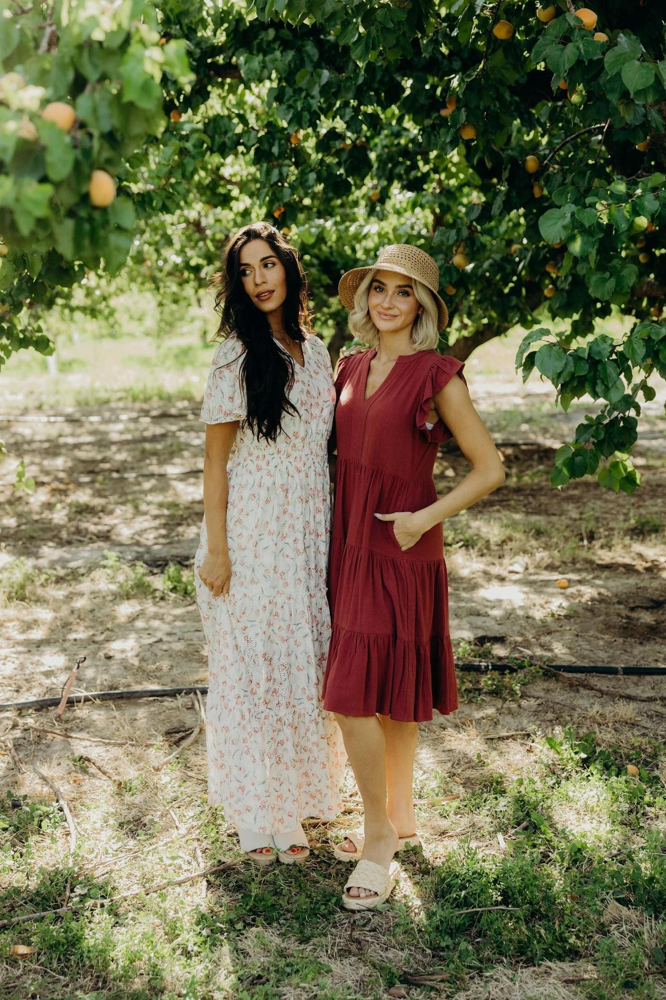 Eden Modest Maxi in Strawberry Thicket Large