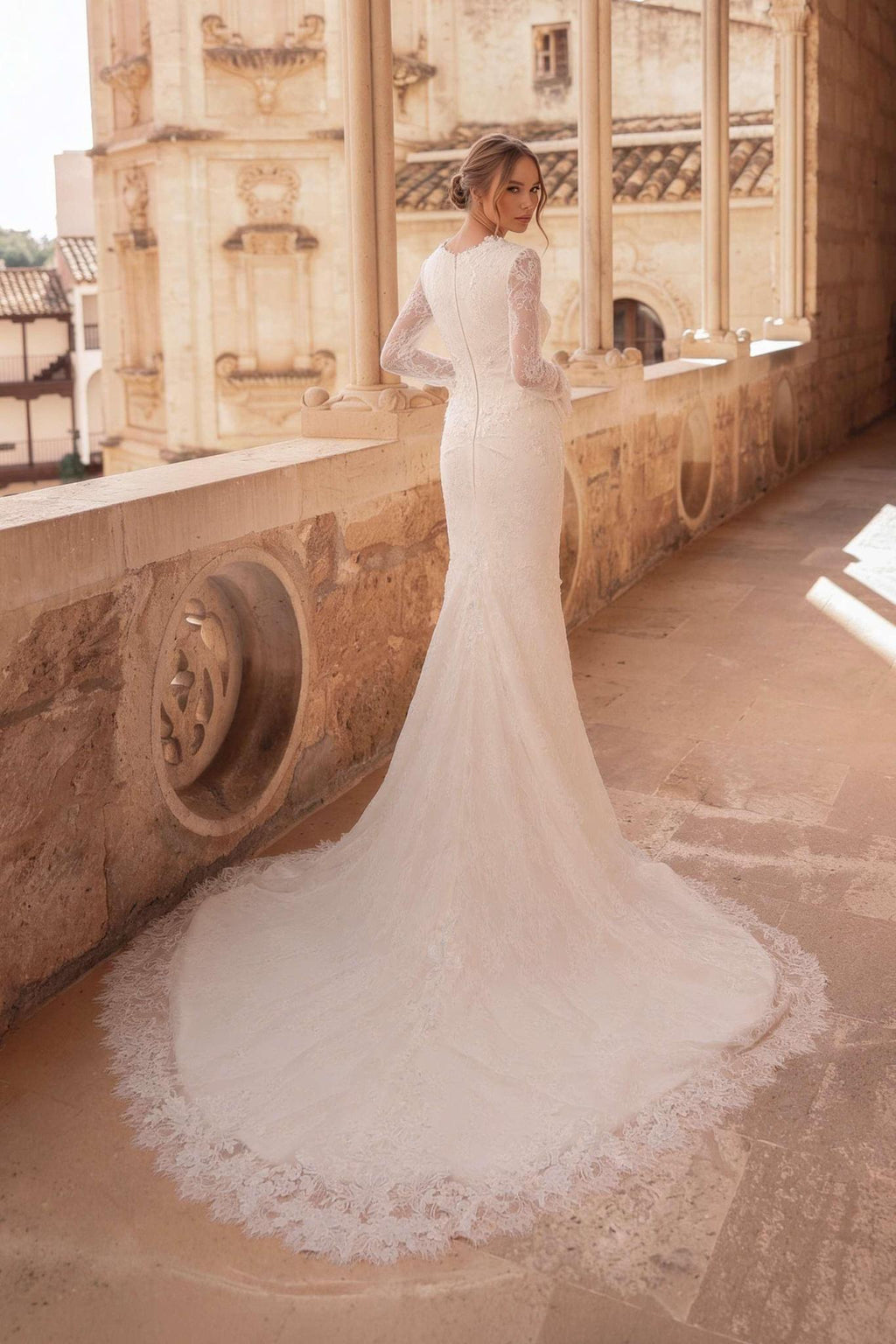 8437 Modest Wedding Dress