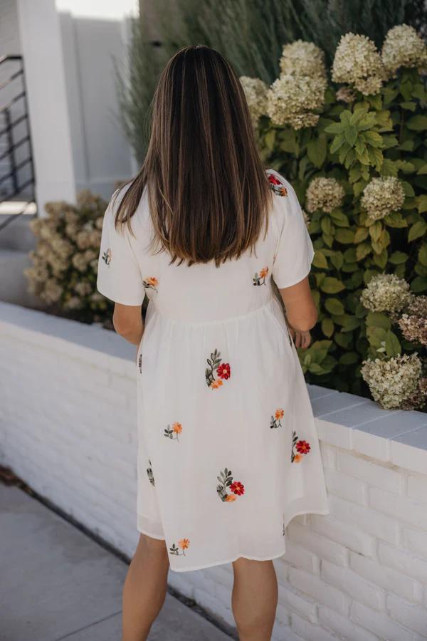 Maeve Modest Dress in Spanish Rose