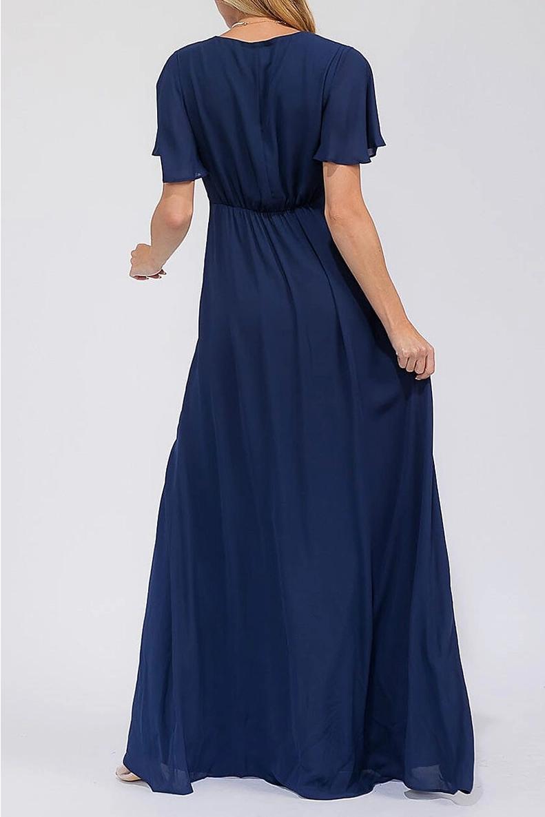 Ellen Modest Maxi in Navy
