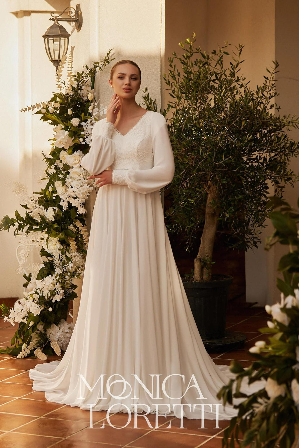 8351 Modest Wedding Dress