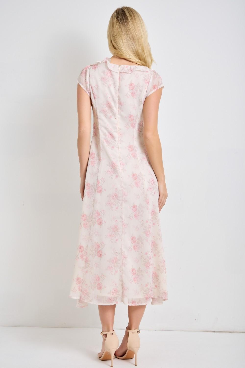Roselyn Modest Midi in Pink