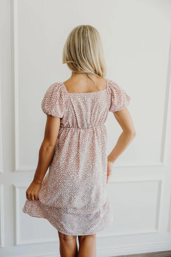 Tuesday Modest Midi in Pink Daisy