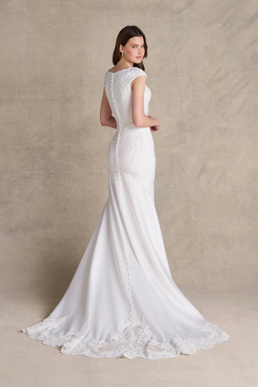 M806 Modest Wedding Dress