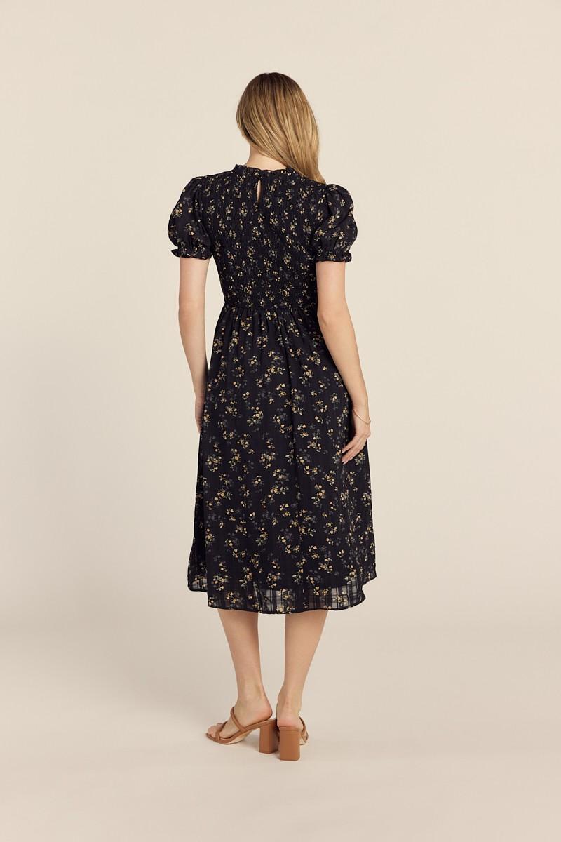 Denise Modest Midi in Black