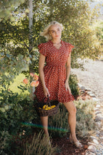 Finn Modest Dress in Flower Pot
