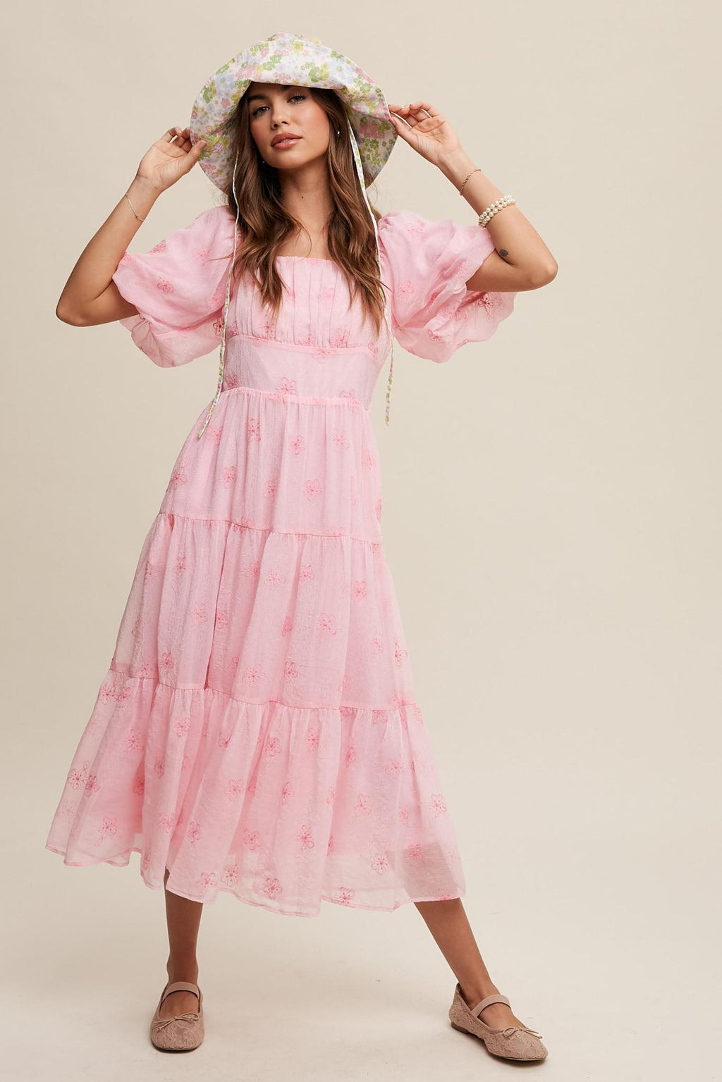 Jessica Modest Maxi in Ballerina Pink